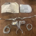 1973 Nos Schwinn-approved Dia-compe Gold-dot Brake Lever Set W/cables. 9790. Nj. Fixed Price $65.00.