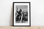 Fine Art Photo Of Richard Avedon- Dovima With Elephants Gallery Framed Classic. Fixed Price $156.45.