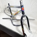 Gt Mach One Bmx 20" Bike Frame Fork Handlebars 1996 Mid School Vtg Retro. Fixed Price $350.00.