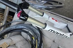 Manitou Minute Expert White Suspension Fork. Fixed Price $299.99.