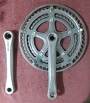 Vintage Road Bike Sr Custom Double Crank Set 50/40 170MM. Fixed Price $34.95.
