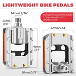 Foldable Bicycle Pedals, For Folding Bike Room Saving Aluminum Made. Fixed Price $19.99.