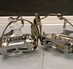 Kkt Kyokuto Pro Ace Pedals Cage Lapize Straps 9/16" Vintage Clean & Smooth. Fixed Price $69.99.