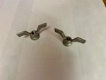 Nos Vintage Bike Bicycle Atax Hub Wingnuts 3/8-26TPI Alloy. Fixed Price $6.97.