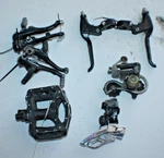 Suntour Deore Xt Tektro Mtb Groupset Vbrake&levers Front Rear Derailleurs Pedals. Fixed Price $82.03.
