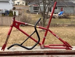 Oldschool 80 Mongoose Motomag Frameset Red 79 Tange Forks Bmx Schwinn. Fixed Price $650.00.