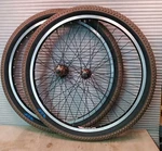 Alex Rims C303 Bmx 24 Used 3/8" Axles With Tires Blk Wall. Fixed Price $129.00.