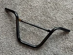 Old School Bmx Original '70'S Mongoose Dorcy ? Box Handle Bars Black Dual Clamp. Fixed Price $149.00.