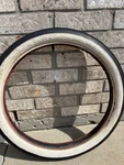 Schwinn Westwind 20 X 2.125 Whitewall Slik Bicycle Tire. Fixed Price $75.00.