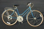10 Speed Usa Schwinn Suburban 18IN 52CM Short Blue Ladies Road Bike Rebldopt. Fixed Price $285.00.
