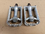 Vintage Old School Sakae Ringo Sr P-466 Platform Pedals Silver 9/16" Low Miles. Fixed Price $75.00.