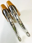 Vintage Used 1980S Campagnolo Super Record (victory) Brake Levers, Brown Hoods. Fixed Price $130.00.