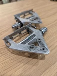 Vintage Shimano 600 Pedals Silver PD-6207 Parts Aero 9/16 Triangle 3 Bolt A6. Fixed Price $29.00.