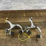 Vintage Shimano 600 BR-6208 Caliper Brakes Set Silver Road Bike Side Pull Japan. Fixed Price $54.99.