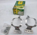 Ale Puntapiedi In Lega Dural Toe Clips - Silver Large 97 L.d.. Fixed Price $69.00.