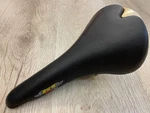 Mid School Italy Made Gt Bmx Saddle With Wings Logo Gold Black Mix Color. Fixed Price $65.00.