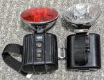 Vtg Cateye Bicycle HL-300 Headlight & Rear Light. Working. Fixed Price $49.99.