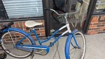 Jc Higgins Womens Girls Cruiser Bike Bicycle 24 Balloon Tire Vintage Blue Sears. Fixed Price $375.00.