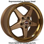 Race Star 92-770147BZ Drag 17"X7" Wheel, 5X4.5 Bolt Pattern Bronze. Fixed Price $335.34.