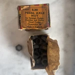 Vintage New-in-box 36 Raleigh Pedal Axle Nuts S.381 (S.6337). (nj). Fixed Price $35.00.