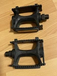 Vintage Mks Pedals PB-100 9/16 Black Plastic Old School Bmx 1980S Platform Atb. Fixed Price $8.99.