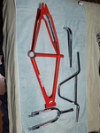 1981 Robinson Gusset 20" Bmx Frame, Fork, Handlebars, Seatpost Set. Looptail.. Fixed Price $4399.99.
