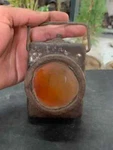 Vintage Old Indian Co. Sardar Regd No. 1 Iron Handheld Bicycle Lamp Collectible. Fixed Price $96.00.