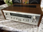 Vintage 1969 Sony STR-6050 Stereo Receiver With Wood Case / Tested, Working. Fixed Price $229.99.