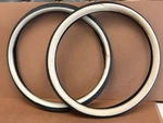 Vintage Carlisle Lightning Dart White Wall Usa Bicycle Tires 26 X 2.125 Pair. Fixed Price $116.99.