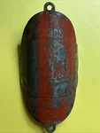Vintage Wards Hawthorne Bicycle Head Badge Red Bike Emblem Montgomery. Fixed Price $13.95.