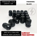 Fit Ford Taurus Explorer Flex Mustang Acorn Lug Nut Cone Seat 1/2-20 Black. Fixed Price $21.59.