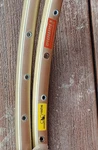 86 Fiamme Super Corsa Sew Glue On 700C Rims 36 Hole Road Track Gold Nos. Fixed Price $199.00.