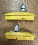 Skyway Yellow Rubber Rim Brake Pads (2) For Old School Bmx Tuff. Fixed Price $25.00.
