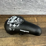 Vintage Mongoose Bmx Seat Skull Crown Nos Saddle Black Freestyle Mid School. Fixed Price $85.49.