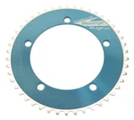 Sugino Messenger Chainring 46T 130 Bcd 1/8" Track Blue Nos *shelfwear*. Fixed Price $87.99.