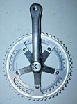 Shimano RX100 Double Drive-side Crank-arm Silver 175MM 53/42T BCD130 FC-A551 Jpn. Fixed Price $41.26.