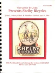 Shelby Bicycle Antique History Book Newsletter John Classic Bikes. Fixed Price $29.99.