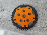Vtg Bmx Products Mongoose Class Power Disc W/ 44T Chainring 130 Bcd 5 Bolt. Fixed Price $85.00.
