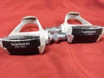 Gray Shimano Dura-ace PD-7401 Clipless Pedals 9/16 X 20 Cleats Look Patent. Fixed Price $28.95.