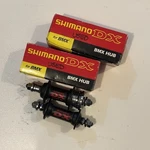 Shimano Dx FH-MX66 Hub Set 36 Hole Black Mid School Bmx Original Hardware. Fixed Price $445.45.