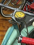 Stewart Warner Bicycle Speedometer All Metal Usa For 26" Schwinn Columbia Etc. Fixed Price $85.00.