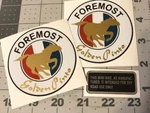 Foremost Golden Pinto J Penney Vintage Mini Bike Decals 3 Set Of 2 Plus. Fixed Price $19.90.