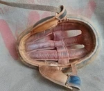 Rare Antique Cycling Helmet Padded Leather Bicycle Hat 1930 Morris Bristol. Fixed Price $336.35.
