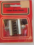Vintage Sears Caliper Brake Block Pads #649741, New. Fixed Price $16.74.