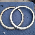 Nos Antique Uniroyal 20"X 1.75" Chain Tread Tires Set Of Whitewall Muscle Bike. Fixed Price $145.99.