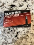 Schwinn New Premium 26INX 2.0X 2.125 Valve Tubes Atb/cruiser. Fixed Price $11.86.