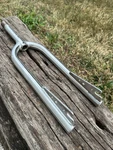 Nos Vintage Lungi Old School Bmx Fork Chrome 20" Wheel 1" Threaded Straight Leg. Fixed Price $79.95.