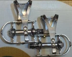Kyokuto Top-run Quill Pedals With Mikashima Toe Clips. Fixed Price $79.99.
