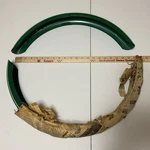 Nos Vintage Schwinn Bicycle Fender Set Green White Stripe Balloon Tire Bike Usa. Fixed Price $179.99.