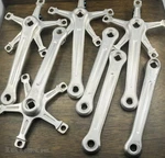 Vintage Campagnolo Nuovo / Super Record Roadbike Crank Arms 144 Bcd Tour Bicycle. Fixed Price $100.00.